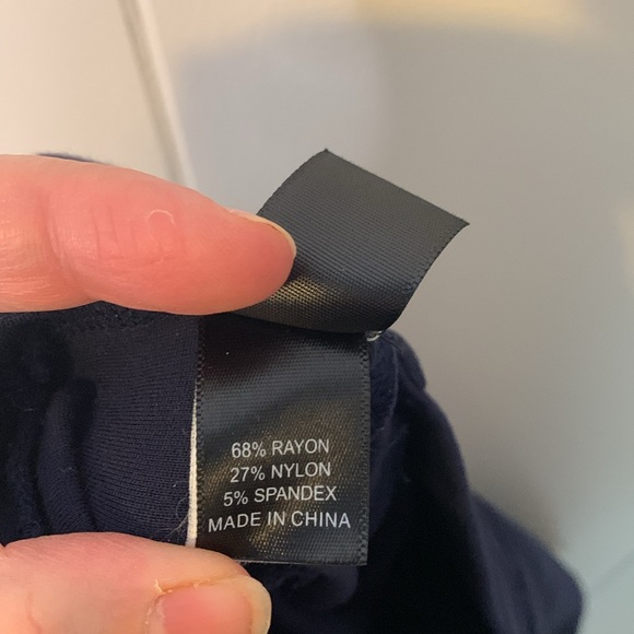 Betabrand Classic Dress Pant Yoga Pant Skinny Navy Size Medium Petite - Picture 7 of 8